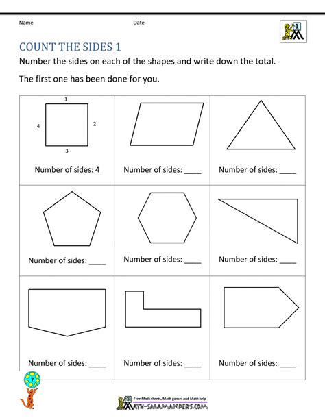First Grade Math Unit 17 Geometry 2d Shapes And 3d Shapes Images