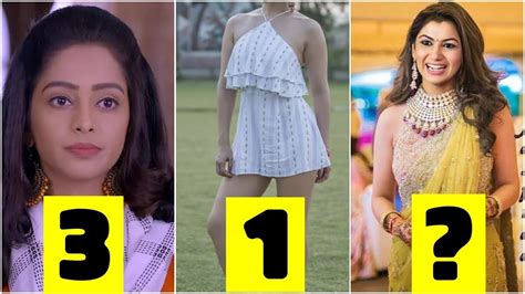 10 Most Beautiful Actress On Kumkum Bhagya Sriti Jha Youtube