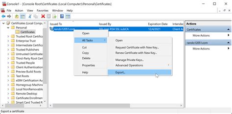 Generate A Pfxp12 File For Azure With Windows