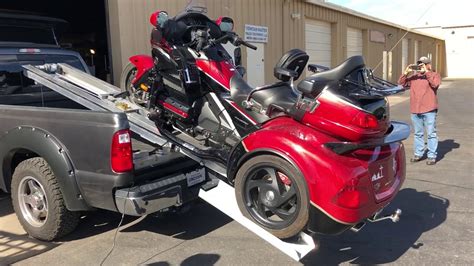 Trike Lift Trike Loading System California Side Car Loader Youtube