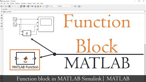 How To Use Function Block In Simulink Simulink Function Block MATLAB Simulink For Beginners