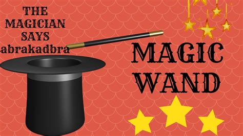 How To Make Magic Wand At Home Magic Wand Abrakadabra Youtube
