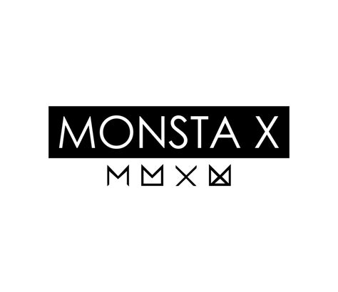 Monsta X Logo Black Background 214 Transparent Png Illustrations And