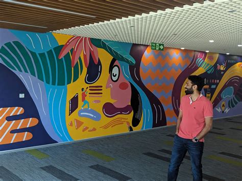 Chroma Adobe Bangalore Wall Mural On Behance