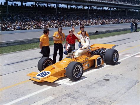 Peter Revson 1971 Indy 500 Mclaren M 16 Indy Car Racing Indy Cars