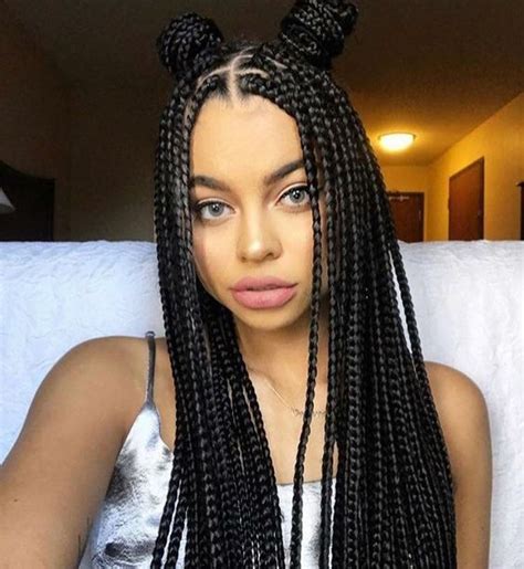 60 Totally Chic And Colorful Box Braids Hairstyles To Wear Part 15