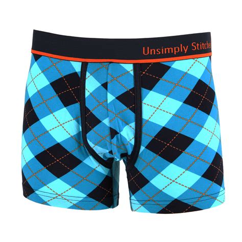 Argyle Boxer Trunk Blue S Unsimply Stitched Touch Of Modern