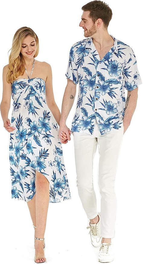 Couple Matching Hawaiian Luau Party Outfit Set Shirt India Ubuy