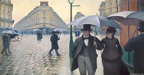 gustave caillebotte paris street rainy day 1877 album on imgur