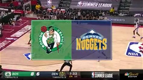 highlights the summer celtics blow out nuggets for second straight win nbc sports boston