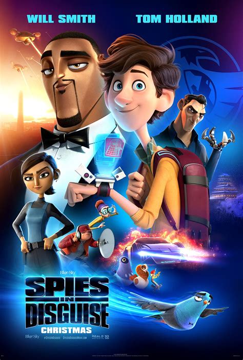 Pixar's the incredibles was a brilliant way to honor the superhero / spy genres while keeping the movie relatively family friendly. Spies in Disguise (2019) - Movie Posters (2 of 3) in 2020 ...