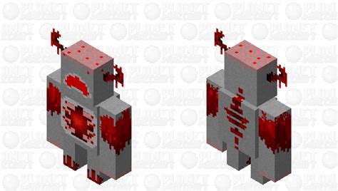 Redstone Warden Minecraft Mob Skin