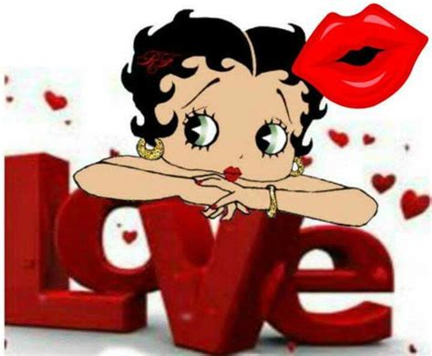 Love And Kisses From Bettyboop Illustration ⊱╮ Boop Boop A Doop