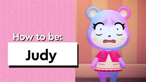 Judy Reactions T Guide House And Bio Animal Crossing Snooty