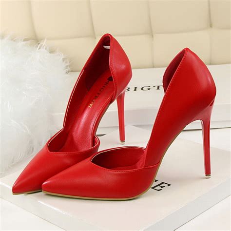 women s classic pointed toe stiletto high heeled club wedding ladies pumps shoes ebay