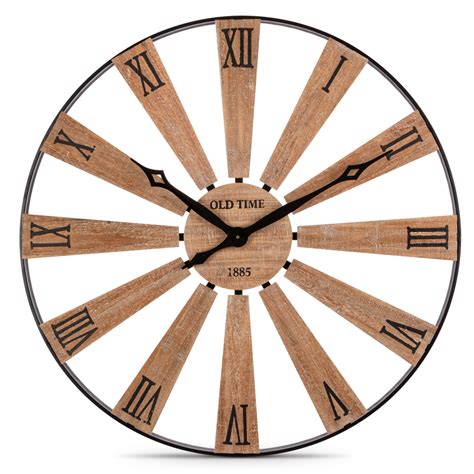 Gerson Company 32 Inch Diameter Windmill Wall Clock The Lamp Stand