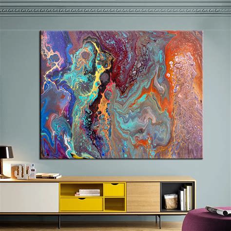 Qkart Wall Art Prints Wall Pictures For Living Room No Frame Abstract