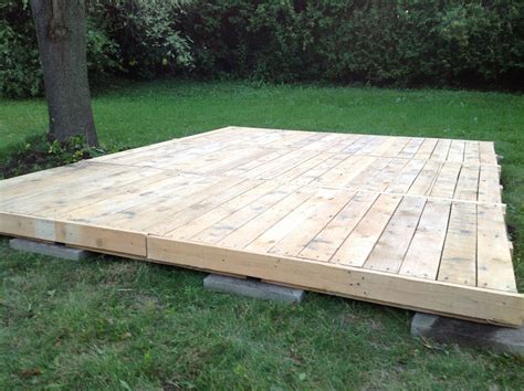 Deck From Pallets Everything Was Saved Pallets Lumber And Even Nails