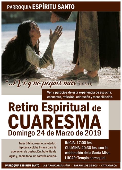 Invitan A Retiro Espiritual Parroquial De Cuaresma Catamarca Actual