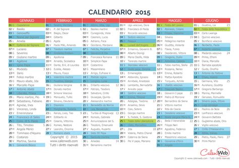 Calendario Italiano Con Festivita
