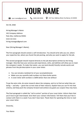 Our free cover letter templates are ready to use and fill in with minimal effort. Cover Letter Templates for Your Resume Free Download