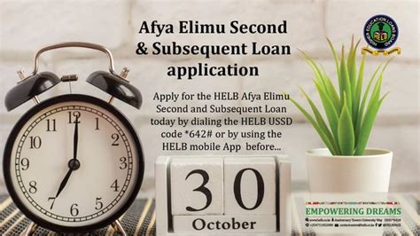 Apply For The Helb Afya Elimu Second And Subsequent Loan Youth
