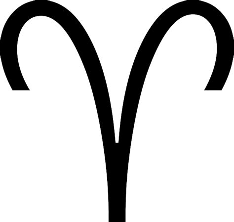 Download Aries Symbol Zodiac Royalty Free Vector Graphic Pixabay