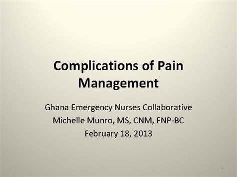 Project Ghana Emergency Medicine Collaborative Document Title Complications