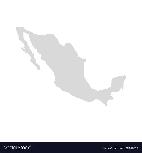 Mexico Map Icon Country America Map Royalty Free Vector
