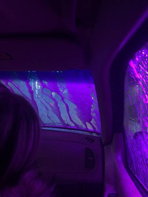Everyday free shipping over $45! postcardweather: carwash vibes - sparkledog | Purple aesthetic, Neon aesthetic, Lilac sky