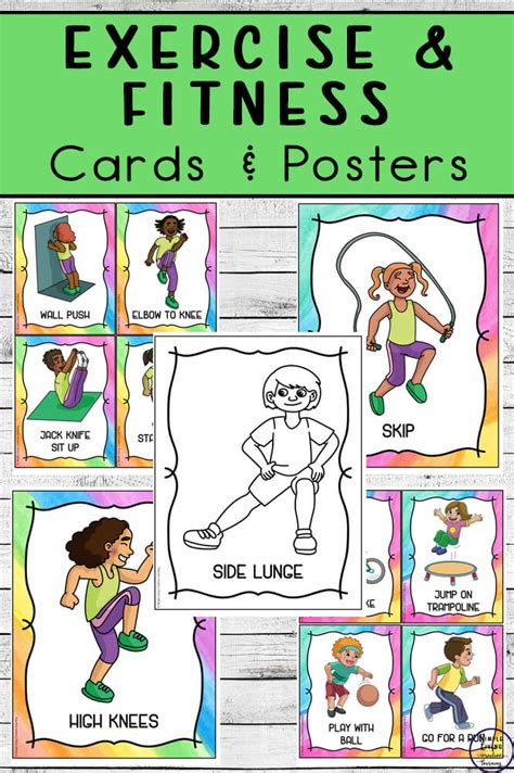 Shuffle your cards and pull the first card from the deck. Exercise and Fitness Cards to get Kids Moving - Simple Living. Creative Learning