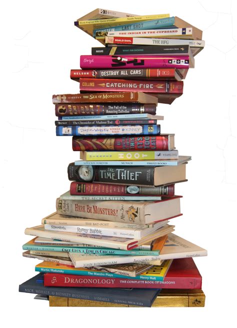 Book Stack Png Isolated Clipart Png Mart