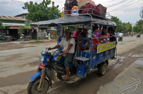 After buying a motorcycle, the next task ahead was to make it a three wheeler. Myanmar - Motorcycle Three Wheeler