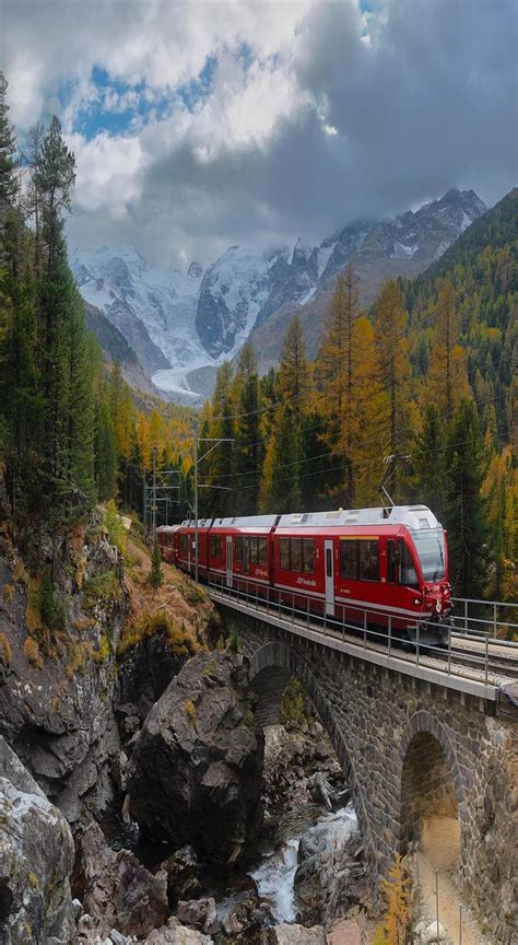 Switzerland Scenic Train Rides National Parks Photography Scenery
