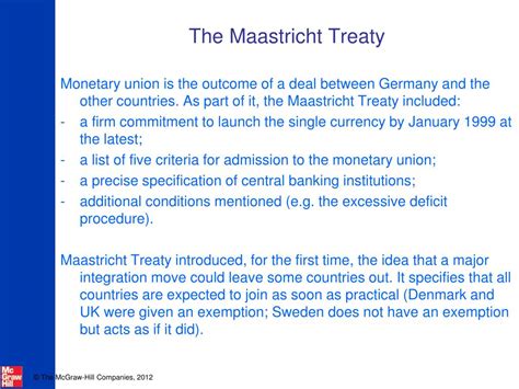 Ppt The Maastricht Treaty Powerpoint Presentation Free Download Id