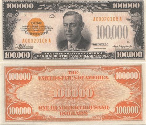Banknote World Educational United States United States 100000