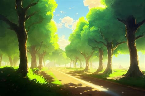 Top More Than 81 Tree Background Anime Induhocakina