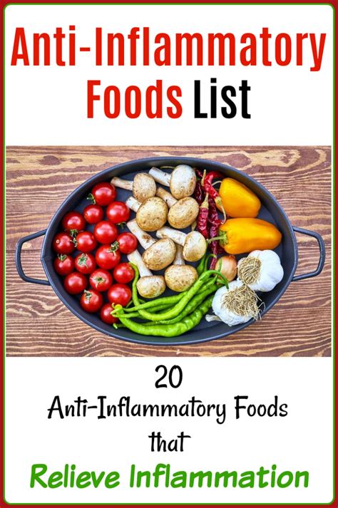 Anti Inflammatory Foods List Examples And Forms