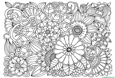 Dibujos De Flores Para Colorear Web Del Maestro