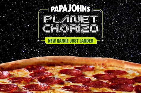 Papa Johns Delivers Space Flavored Pizza Inspired By Flown Chorizo