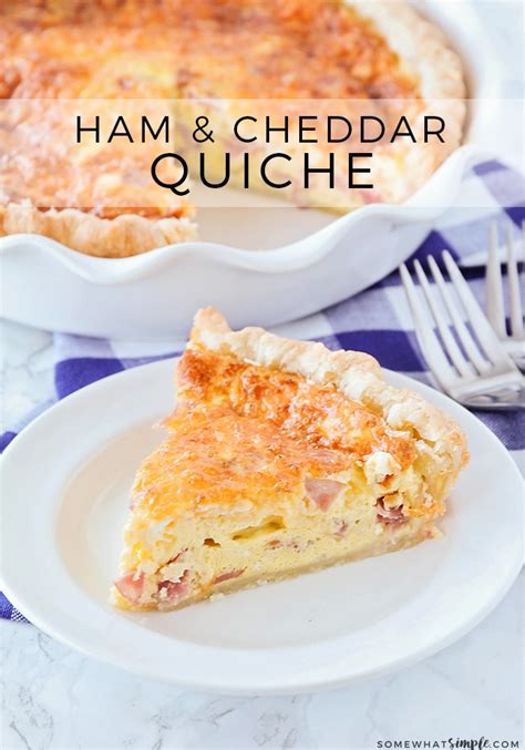 Easiest Ham And Cheese Quiche Recipe Somewhat Simple