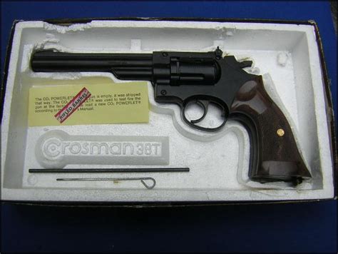 Crosman 38t Co2 Revolver Excellent Needs Reseal