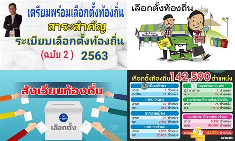 มีมติเห็นชอบให้จัดการเลือกตั้งท้องถิ่นสนามแรก ภายใน 60 วัน คาดพร้อมจัดได้ภายในเดือนธันวาคม 2563 วัน. เลือกตั้งอบจ.2563 : à¹€à¸› à¸"à¸‚ à¸™à¸•à¸­à¸™ à¹€à¸› à¸™à ...