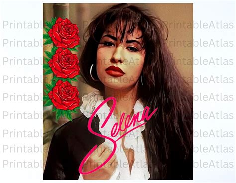 Selena Quintanilla Collage Png File Selena Roses Digital Etsy