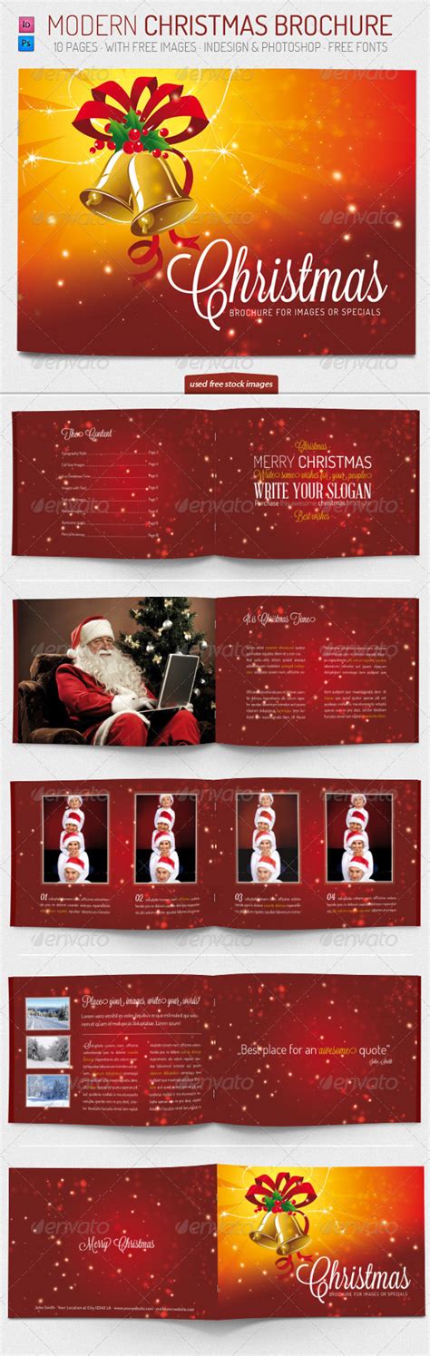 Christmas Brochure Template By Foos Graphicriver