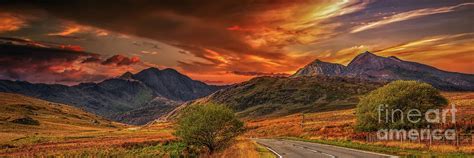 Snowdon Mountains Sunset Panorama Photograph By Adrian Evans Pixels
