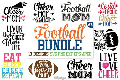 Football mom clipart free download! Football SVG Bundle, Football Mom Bundle, SVG, PNG, Cut ...