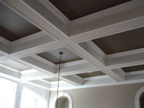 Family Room With Coffered Ceiling Adding Coffered Ceilings Gives A Room Drama Find Out How To