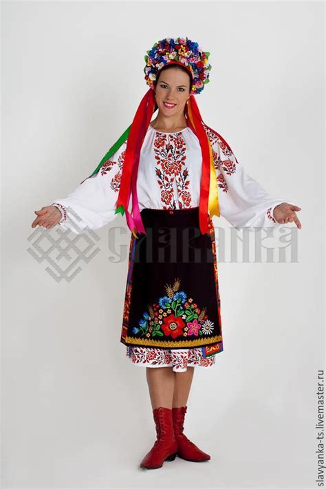 Украинский народный женский костюм Черная ночь купить на Ярмарке Мастеров 7z50wru