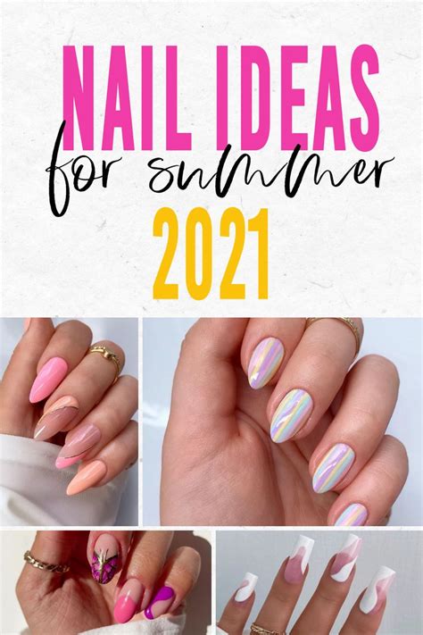Summer Nail Design Ideas For 2021 2022 The Blushing Bliss In 2022 Sns Nails Colors Nail
